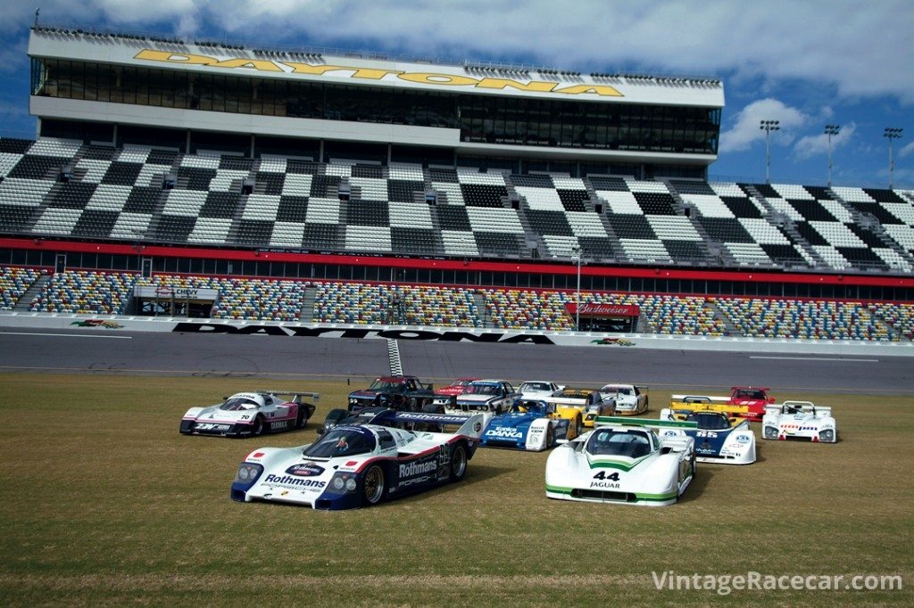 Legends of IMSA at Daytona. <br />Photo: Chuck Andersen 