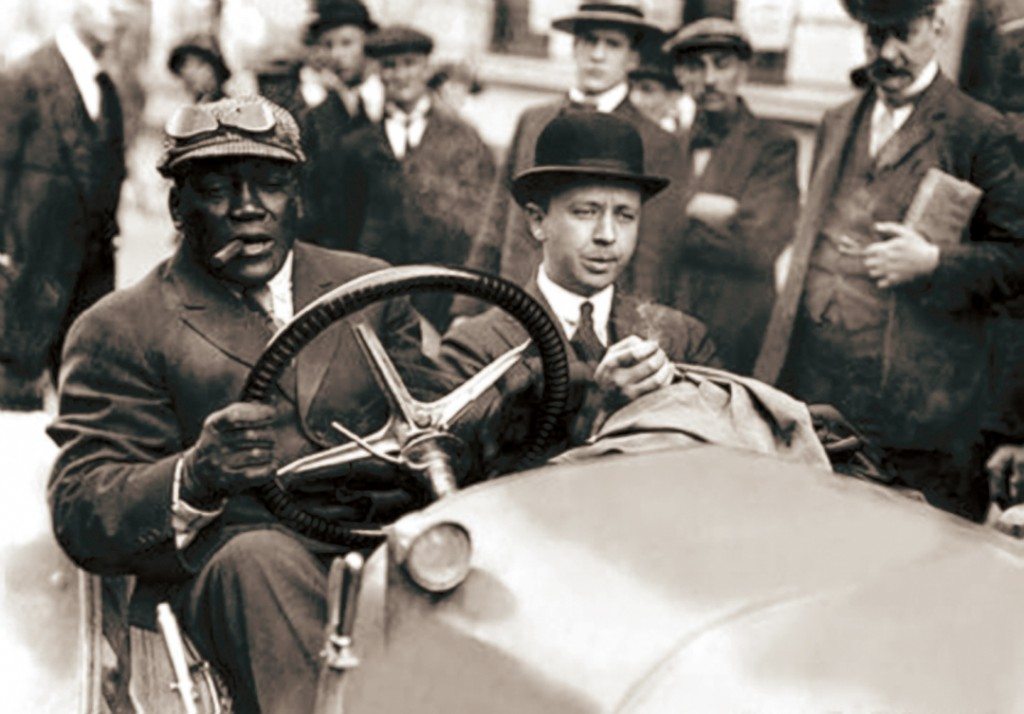 Jack Johnson behind the wheel. 