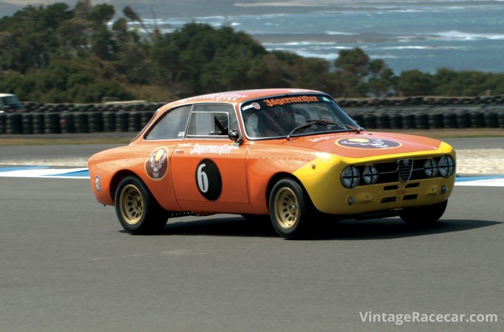 The Alfa Romeo GTAM of Roz Shaw from the UK.Photo: Jim Jones Picasa