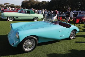 1956 Arnott Sports 1100 Climax, Leah and Robert Adams. 