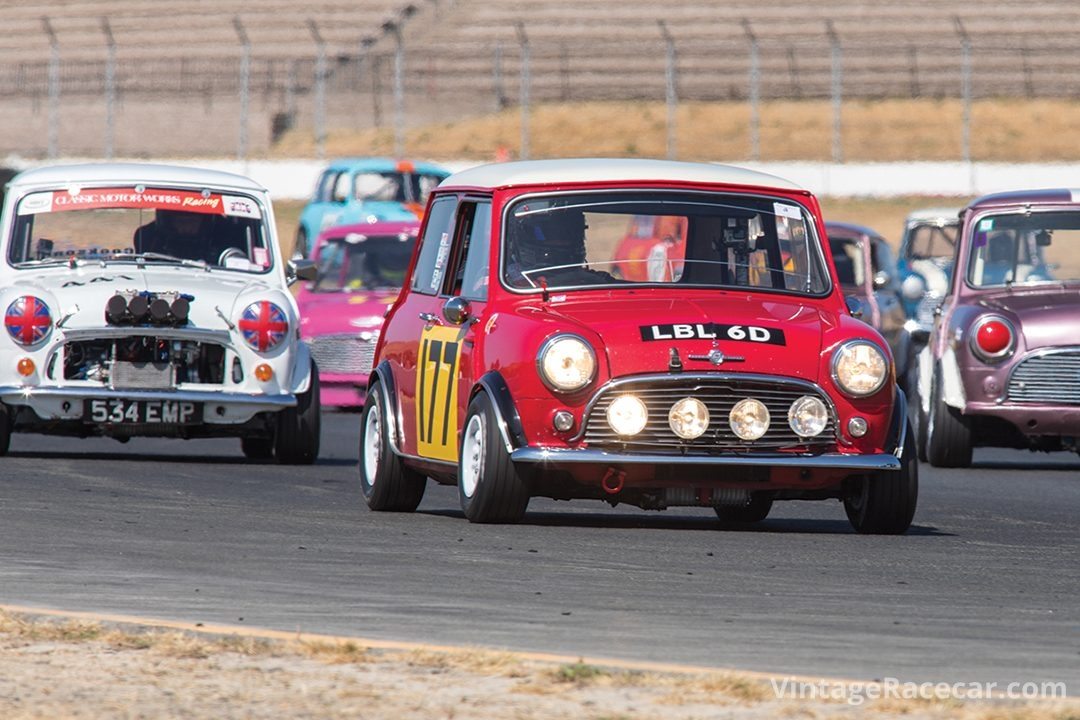 HereÕs Dennis RacineÕs 1966 Mini Cooper S (#177). Photo: Brad Fox 