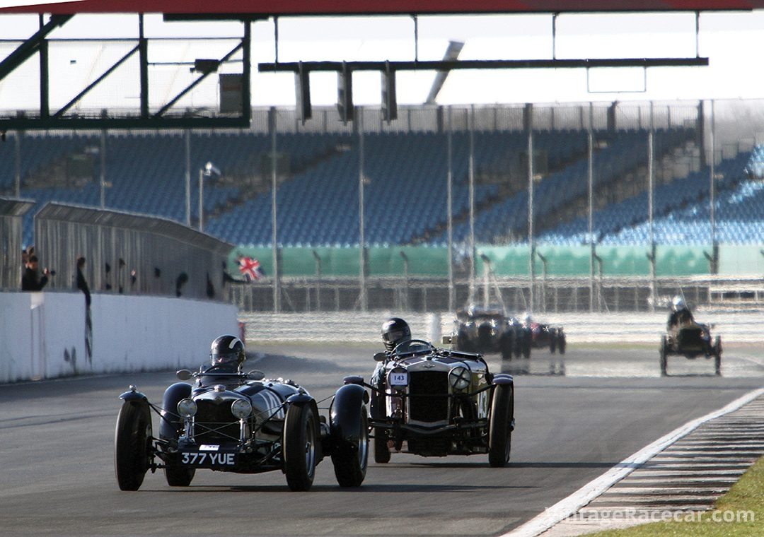 James Baxter leads the start of the first high-speed trial. Photo: Pete Austin 