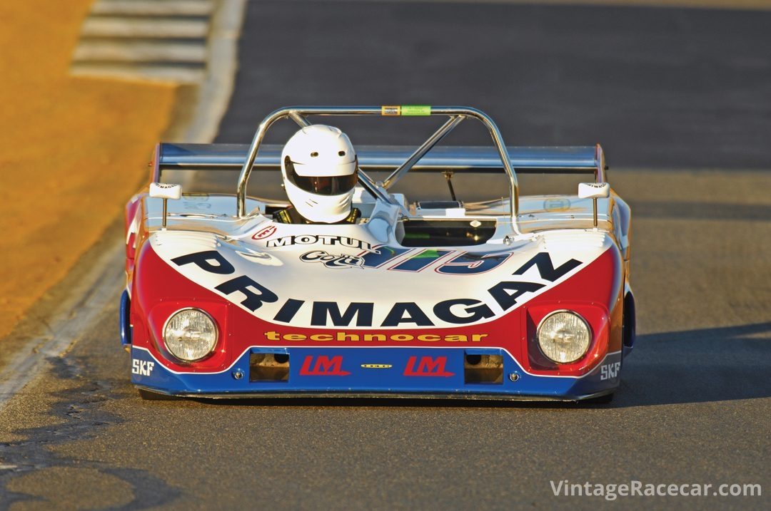 Ed Lamantia at the wheel of his 1974 Lola T294.Photo: Jim Williams 