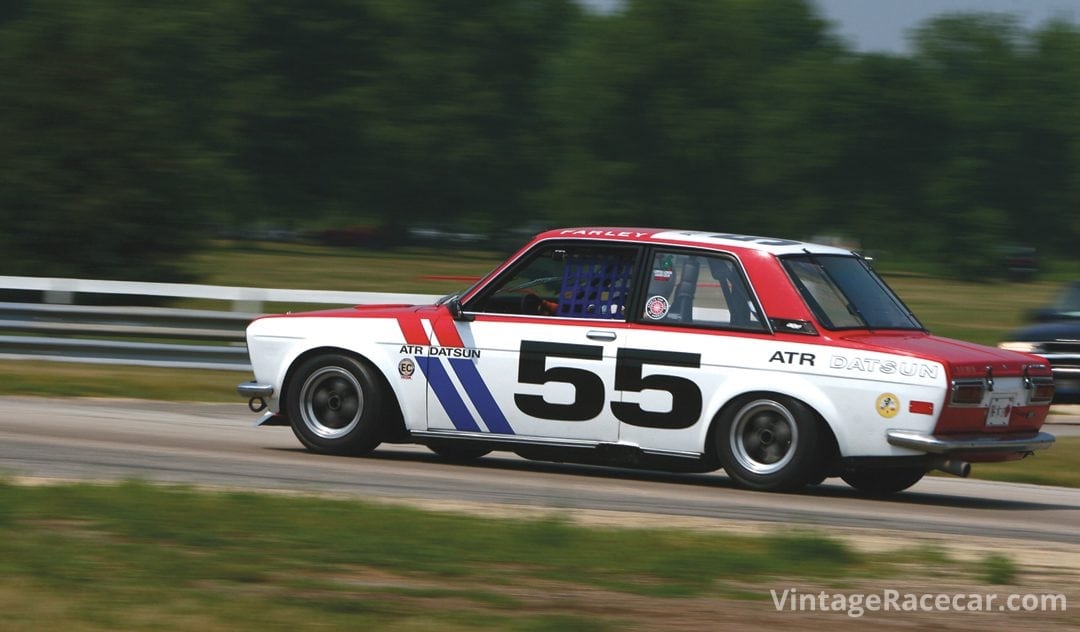 Michael Farley in his 1971 Datsun 510.Photo: Jeff R Schabowski 