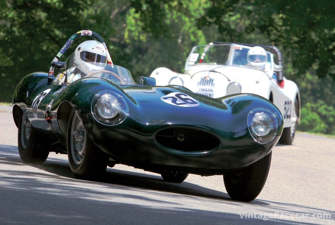 The 1955 Jaguar D-Type of Tom Mittler.Photo: Walter Pietrowicz 