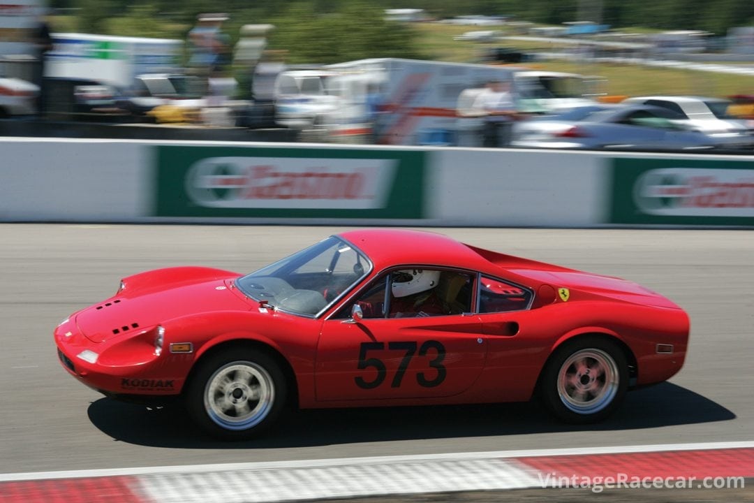 The 1972 Ferrari 246 GT Dino of Richard Kieley.Photo: Robert Harrington 