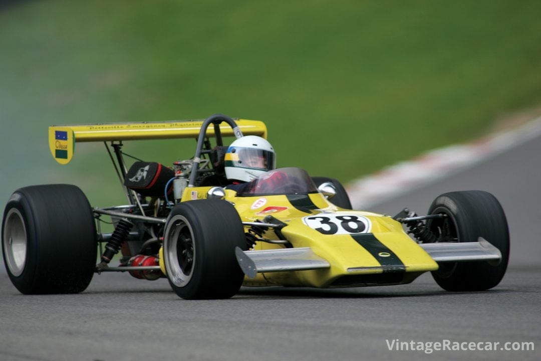 The 1971 Lotus 69 of Kyle Kaulback.Photo: Robert Harrington 