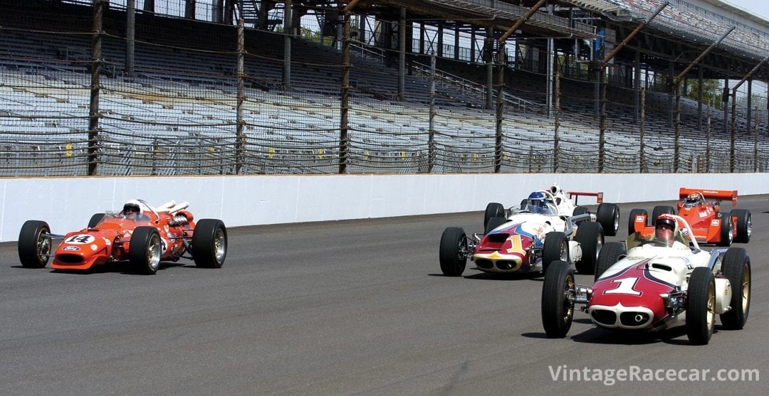 A. J. Foyt tribute includng several of his winning cars.Photo: Jim Hatfield 