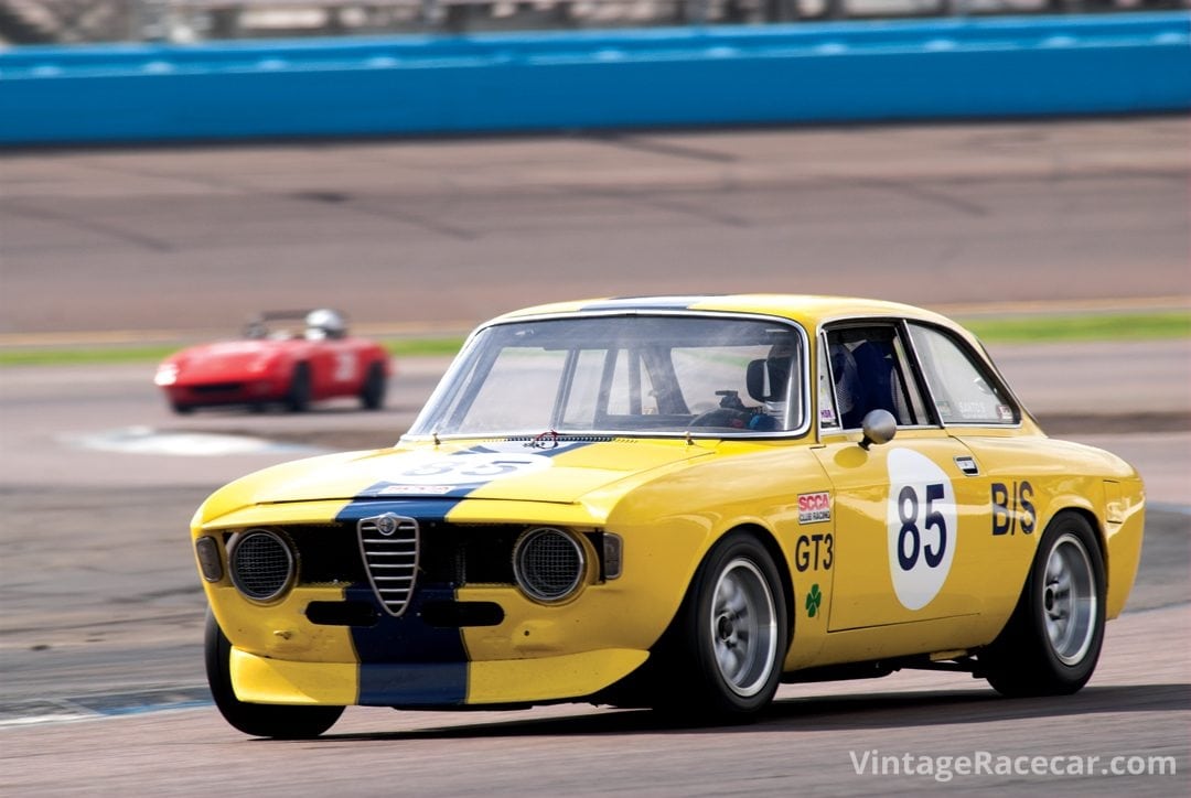 Bob Wass and his 1967 Alfa Romeo GTV.Photo: Brian Green 