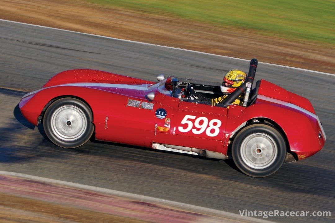 The 1959 Elva MkIV of Dotti Bechtol.Photo: Walter Pietrowicz 