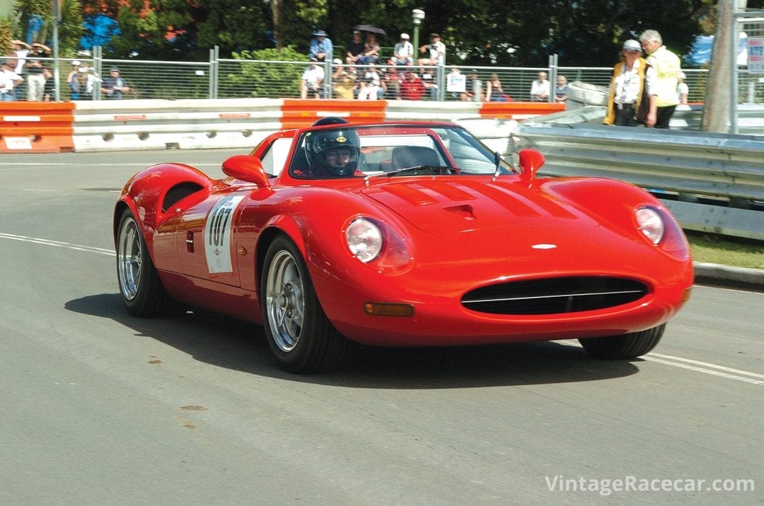 Digby Cooke giving his replica Jaguar XJ13 an airing. 