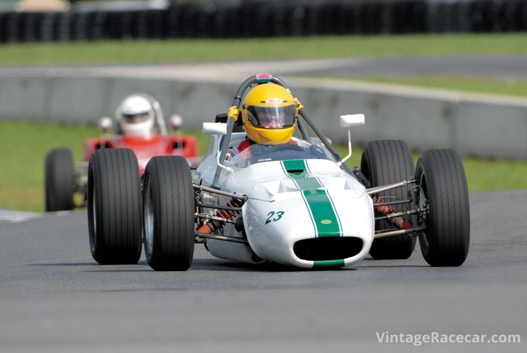 The 1969 Merlyn Mk11A of Brad Marshall.Photo: Michael Casey-DiPleco 