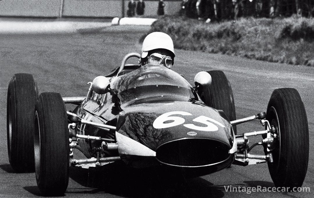 John Rhodes in a Cooper F.Jr. at Mallory Park in 1963. Photo: John Rhodes 