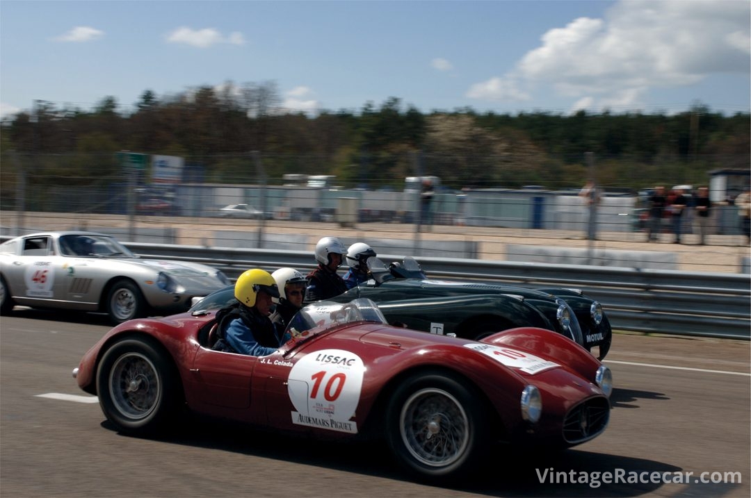 Track action at Dijon.Photo: Peter Collins 