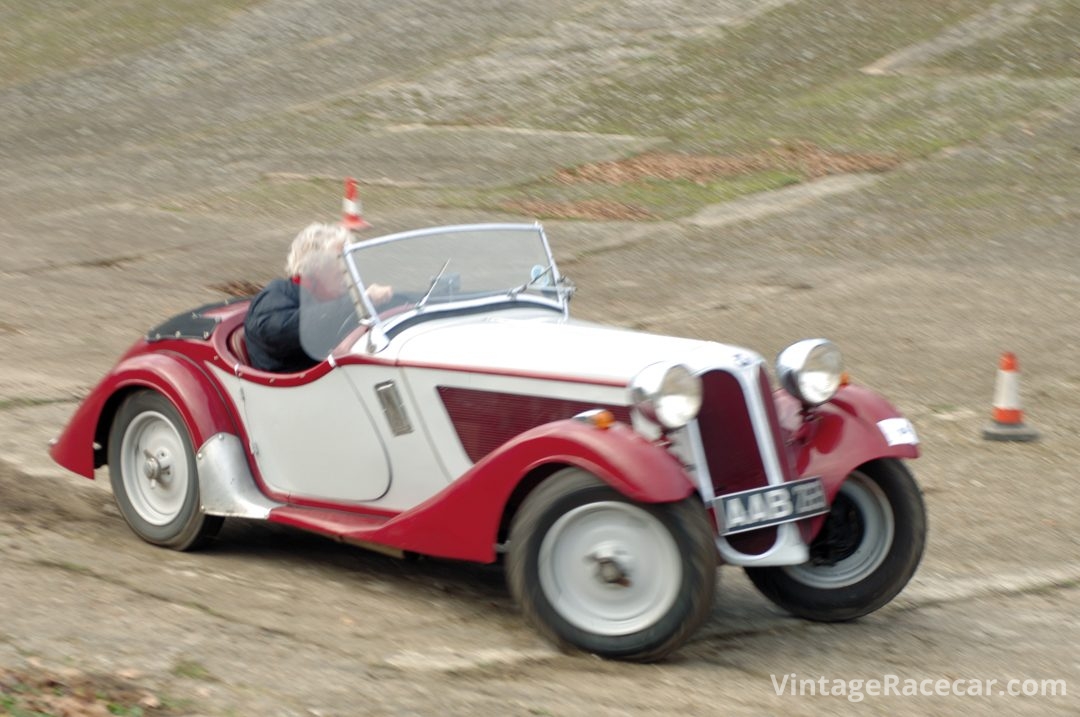 An unidentified driver puts his BMW to the test.Photo: Peter Collins 