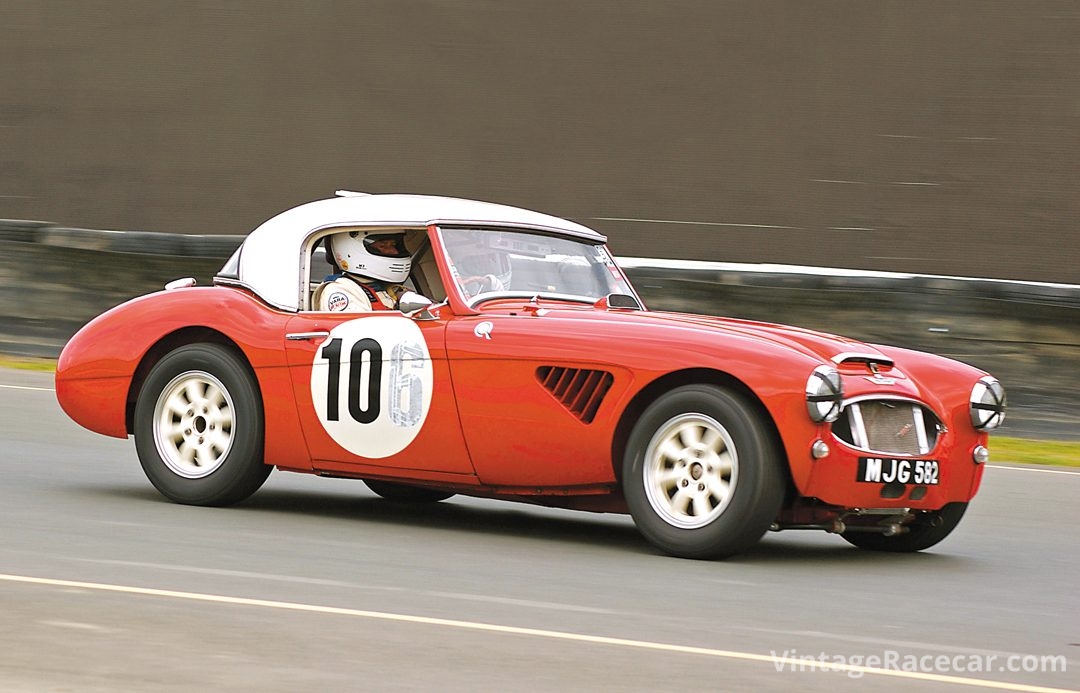 The 1957 Austin-Healey 100-6 of James Gregg.Photo: Zane Terry 