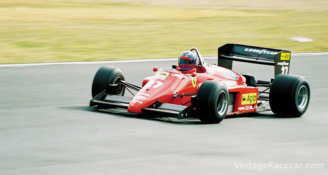 The 1985 Ferrari 156/85 Turbo of Guido Belgiorno-Nettis.Photo: Steve Oom 