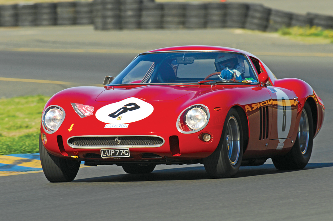 Revised ferrari gto granted homologation by fia (1964).
Photo: Jim Williams