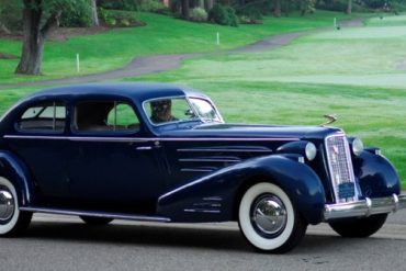 1936 Cadillac Aero V16 at Glenmoor Gathering