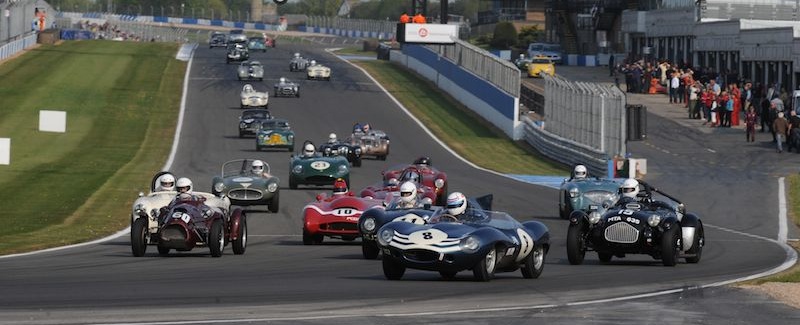 Jaguar D-Type won RAC Woodcote Trophy race