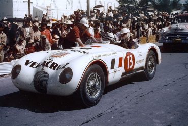 Jaguar C-Type XKC 029 Veracruz at 1954 Carrera Panamericana