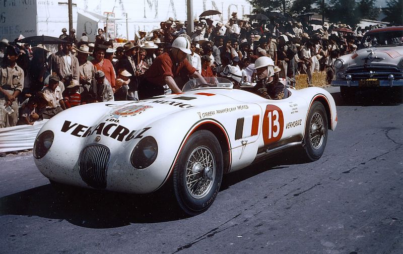 Jaguar C-Type XKC 029 Veracruz at 1954 Carrera Panamericana