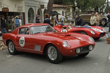 Ferrari 250 TdF and Ferrari 250 Testa Rossa at Carmel Concours