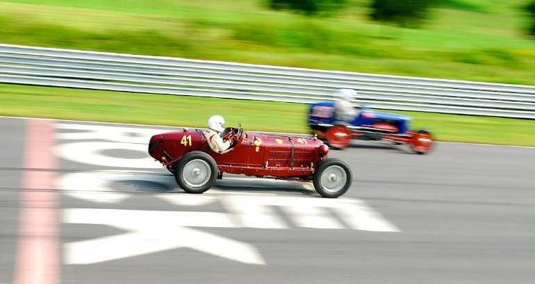 Alfa Romeo Monza at Lime Rock Historic Festival