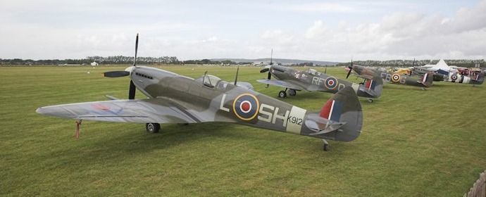 Spitfires plane, Goodwood Revival