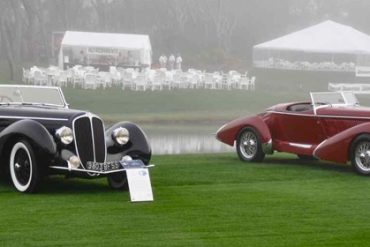 Delahaye 135MS Competition Cabriolet and Amilcar Pegase