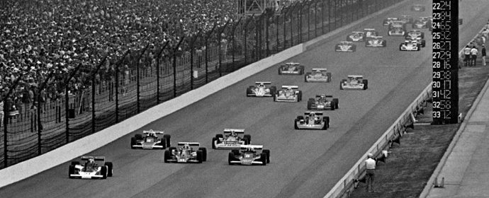 Start of the 1977 Indianapolis 500