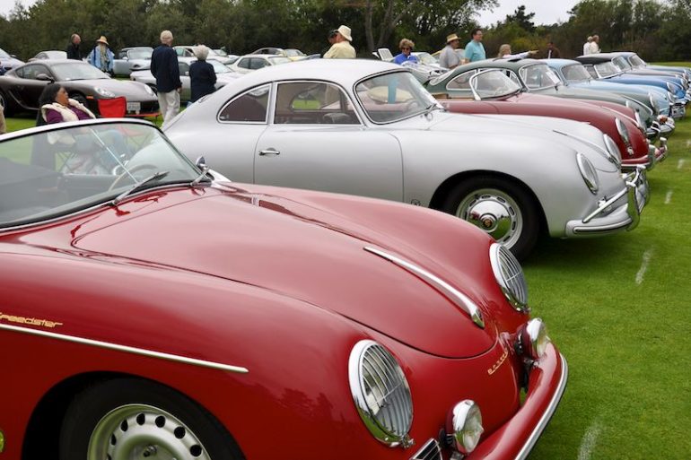 Porsche 356 Line-Up at Legends of the Autobahn