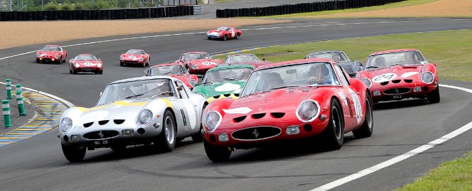 Ferrari 250 GTO 50th Anniversary Tour at Le Mans Classic TIM SCOTT