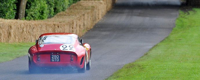 Ferrari 250 GTO of Nick Mason, driven by Marino Franchitti TIM SCOTT