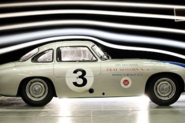 Mercedes-Benz W194 Testing in Wind Tunnel