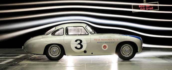 Mercedes-Benz W194 Testing in Wind Tunnel