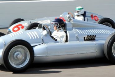 Auto Union Type D Dual Compressor driven by Jackie Ickx and the Mercedes-Benz W 165 piloted by Paul Stewart TIM SCOTT