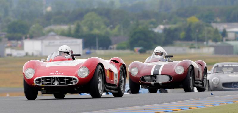 Maseratis at Le Mans Classic