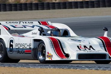 1972 Can-AM Champion, Porsche Audi 917/10 driven by Bruce Canepa in turn two. DennisGray