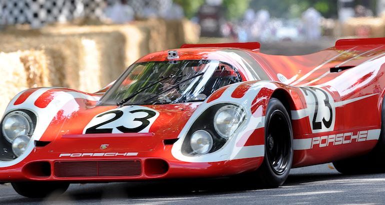 Team Salzburg Porsche 917K that won the 1970 24 Hours of Le Mans TIM SCOTT