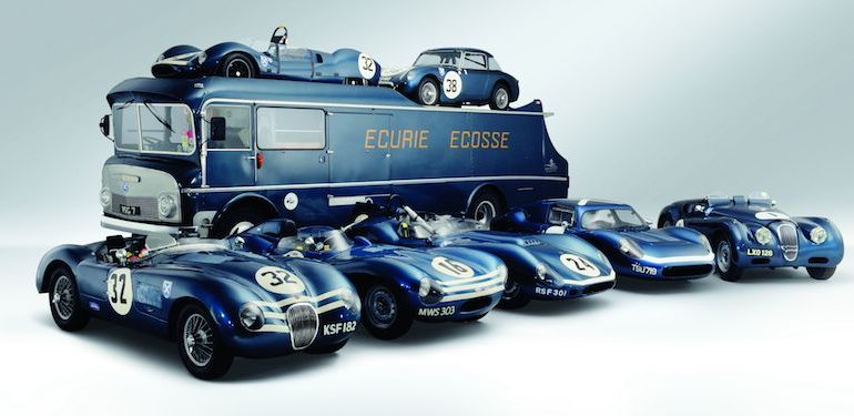 Ecurie Ecosse Group shot with Transporter