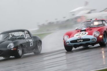 Jaguar E-Type and Ferrari 250 GTO/64