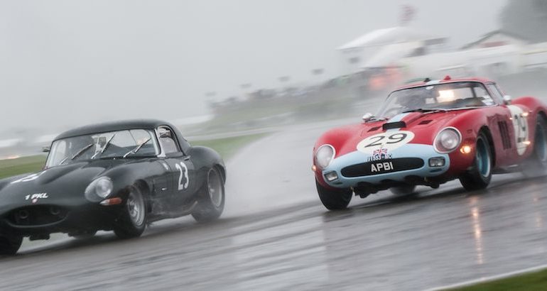 Jaguar E-Type and Ferrari 250 GTO/64