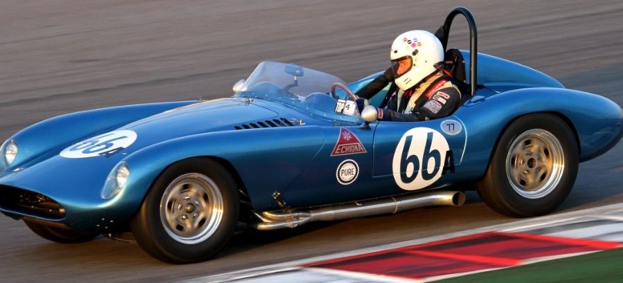 Stephens Steers in his very pretty and very fast 58 Echidna Roadster. Picasa