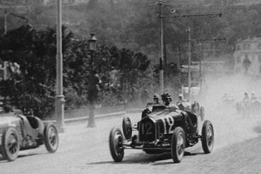 Bugatti Grand Prix Race at Goodwood Members Meeting 2014