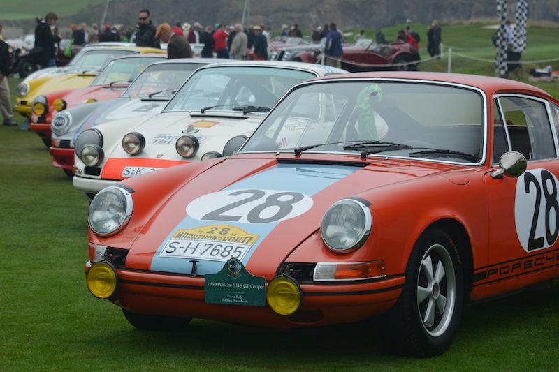 Porsche Competition Class at Pebble Beach Concours d'Elegance