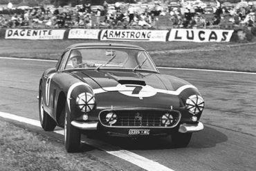 Stirling Moss in the Ferrari 250 GT SWB Berlinetta at Goodwood