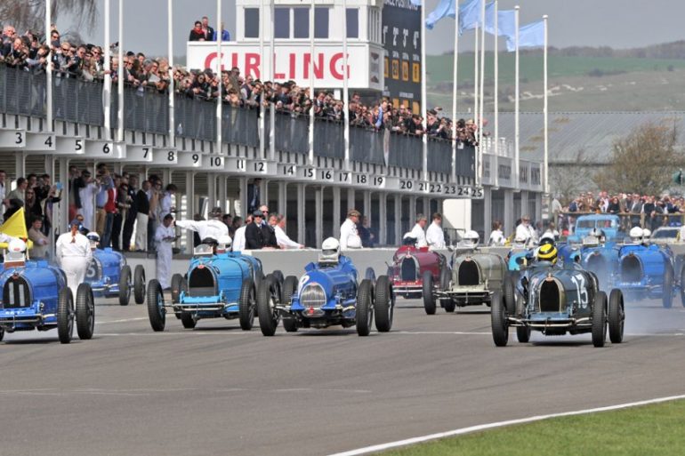 Pre-war Bugatti race at the 2014 Goodwood Members Meeting TIM SCOTT