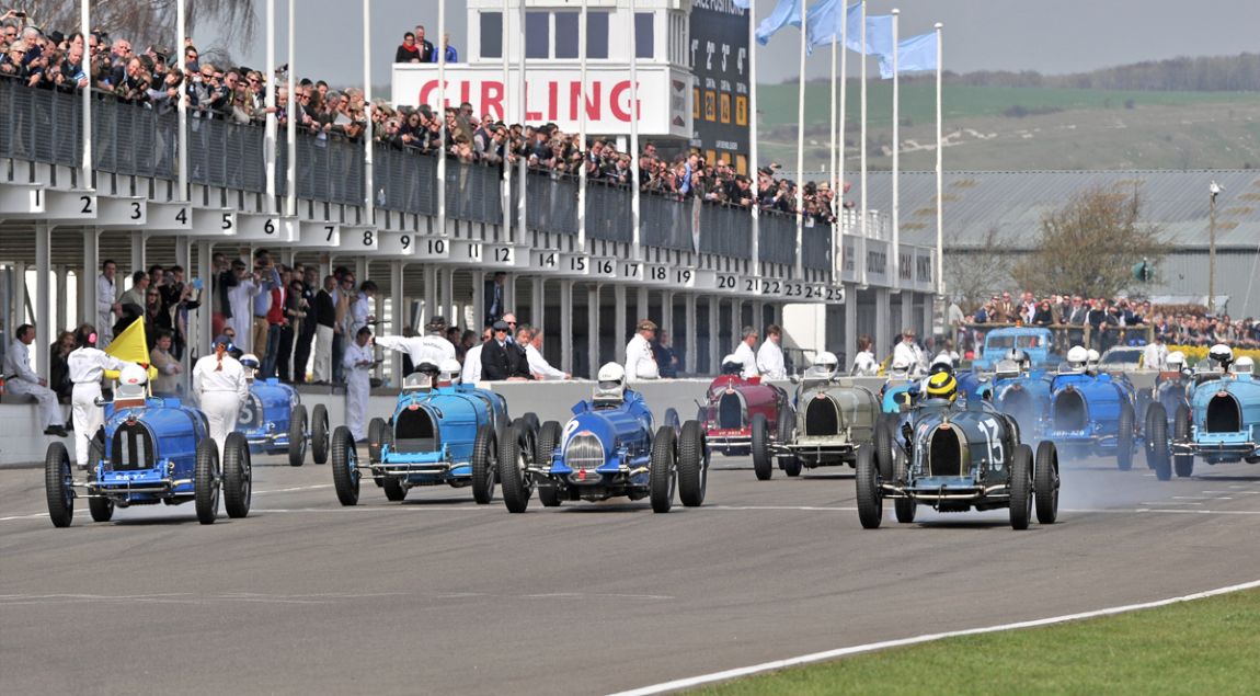 Pre-war Bugatti race at the 2014 Goodwood Members Meeting TIM SCOTT