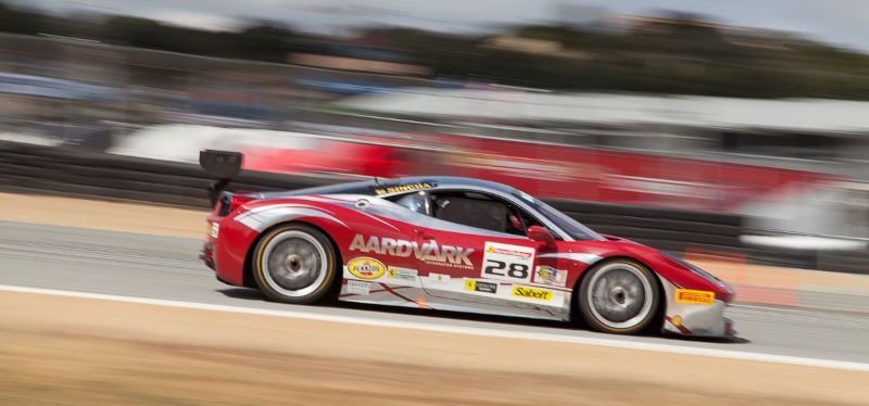 Jon Becker in the #28 Ferrari 458 EVO. © 2014 Victor Varela